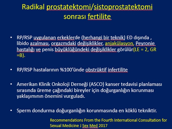 Radikal Prostatektomi Sonrası Erektil Disfonksiyon