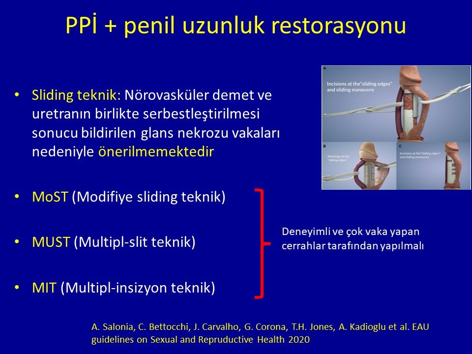 Peyronie Rekonstrüksiyon ve Penil Protez Teknikleri